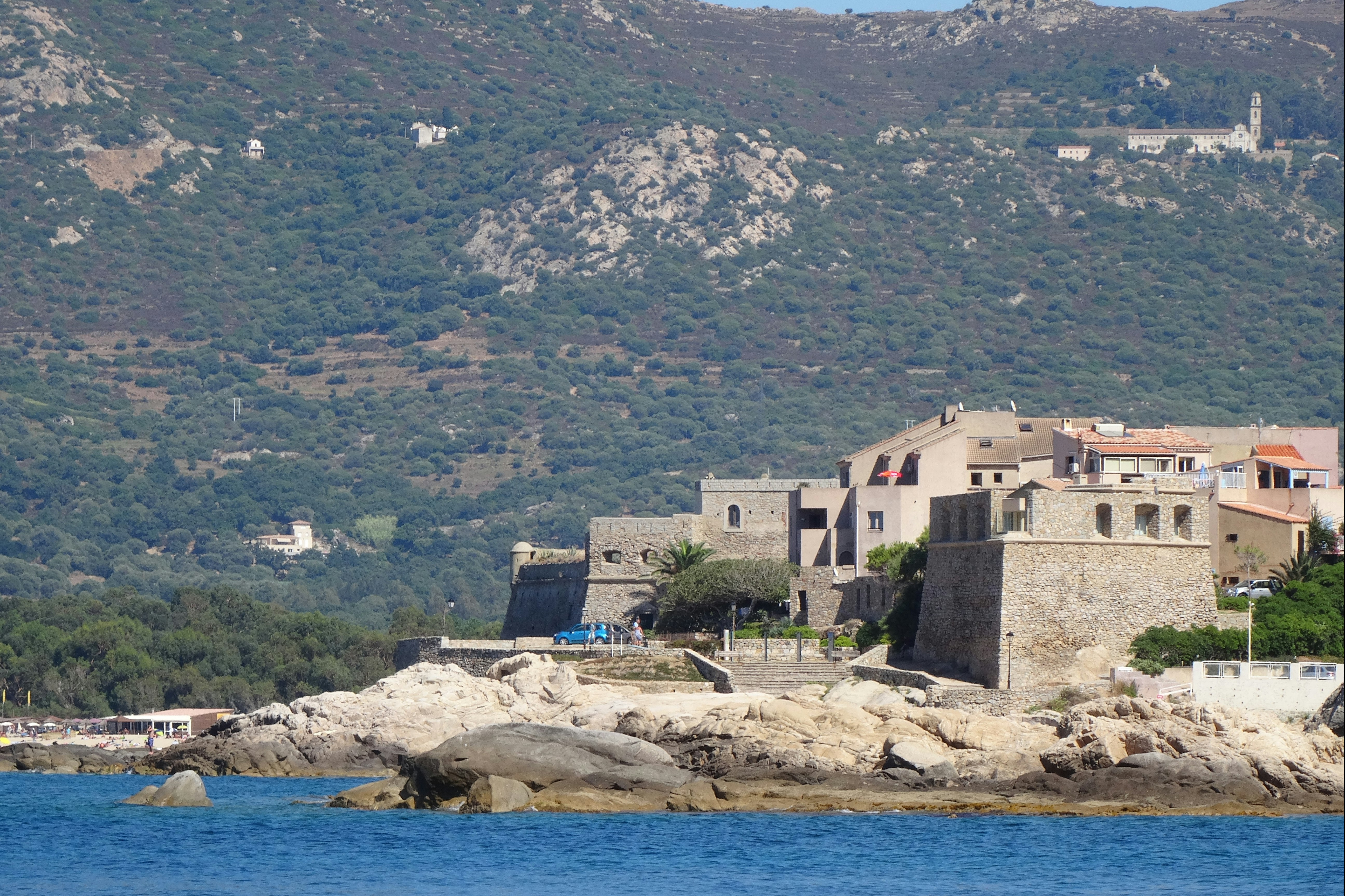 A Marina Camping - Blick auf den Campingplatz am Meer