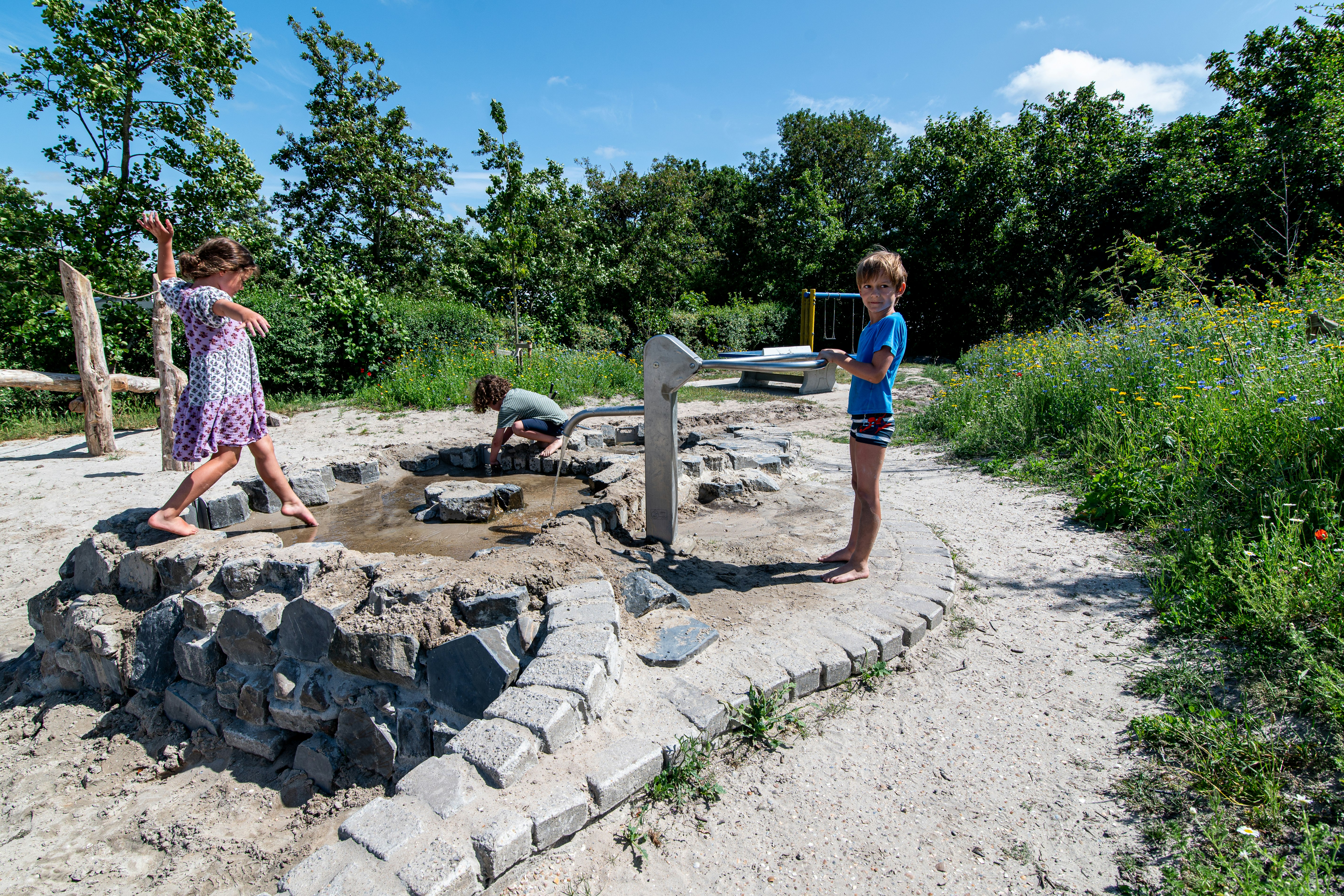 Aan Noordzee  - Kinderspielplatz auf dem Campingplatz