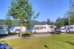 Värmlands Sjö och Fjäll Camping Abbas Camping - Standplatzwiese auf dem Campingplatz