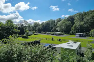 Abermarlais Caravan Park - Standplatzwiese auf dem Campingplatz