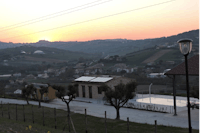 Agricampeggio Abbruzzetti - Sonnenuntergang Blick aus dem Campingplatz