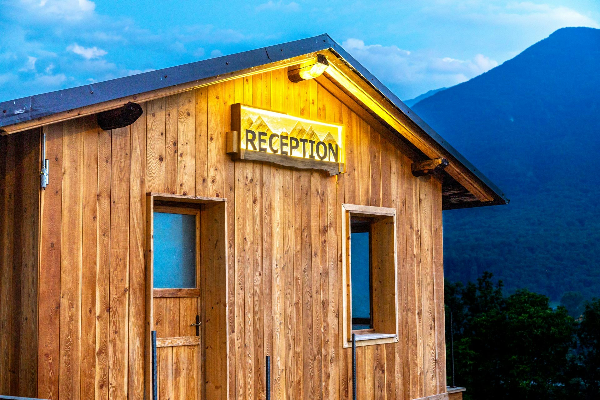 Agricampeggio Mac a pè  Agricampeggio Mac a pe' - Rezeption auf dem Campingplatz