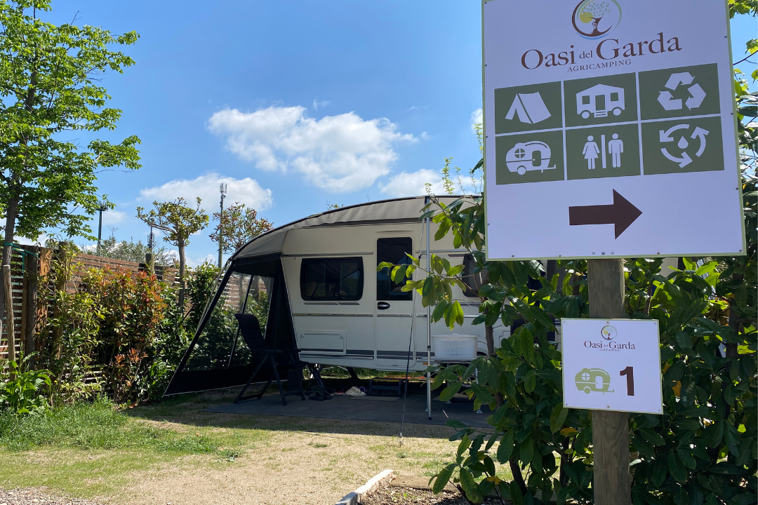 Agricampeggio Oasi del Garda - Standplätze auf dem Campingplatz