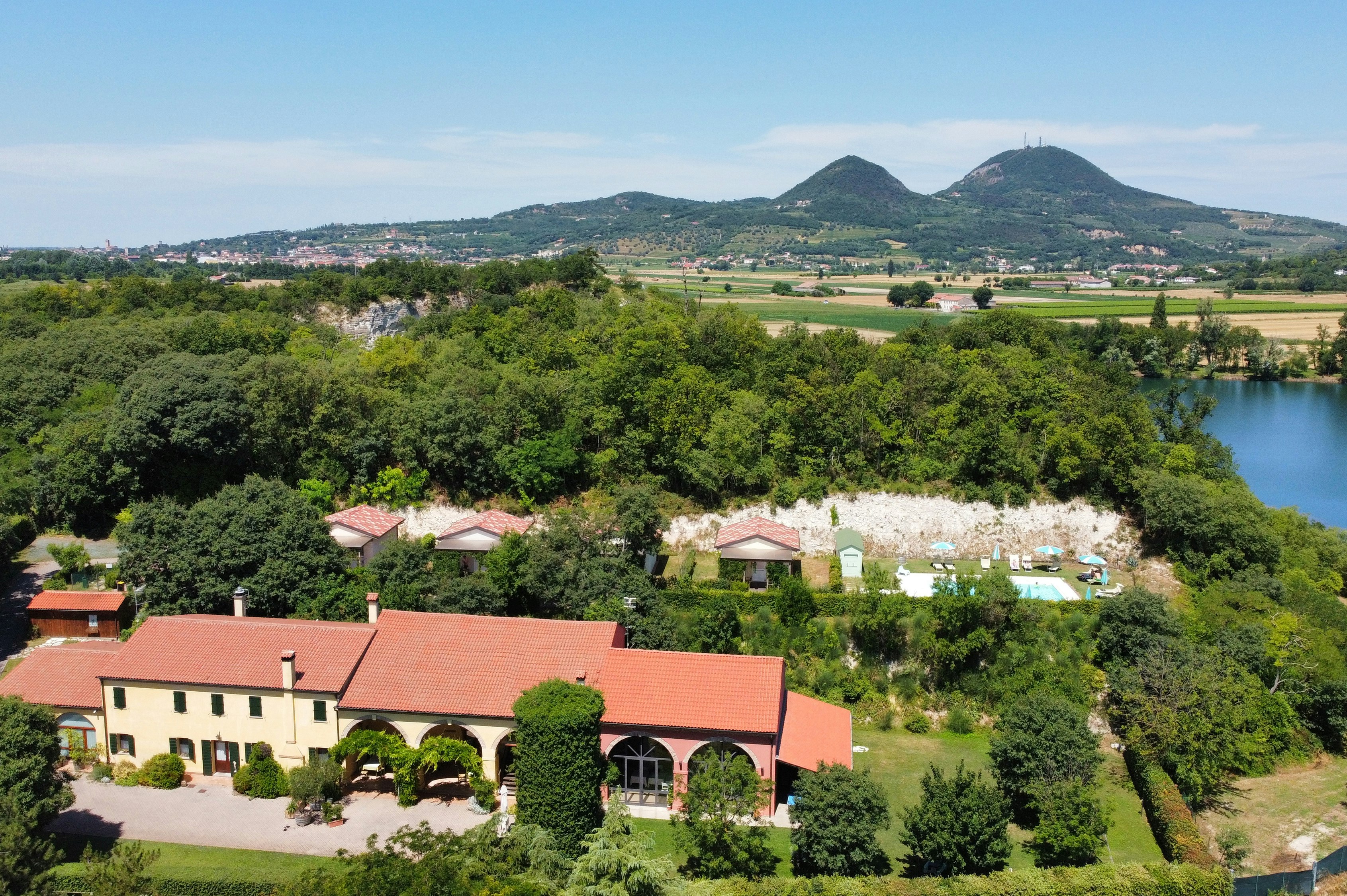 Agriturismo Alba  - Luftaufnahme des Campingplatzes