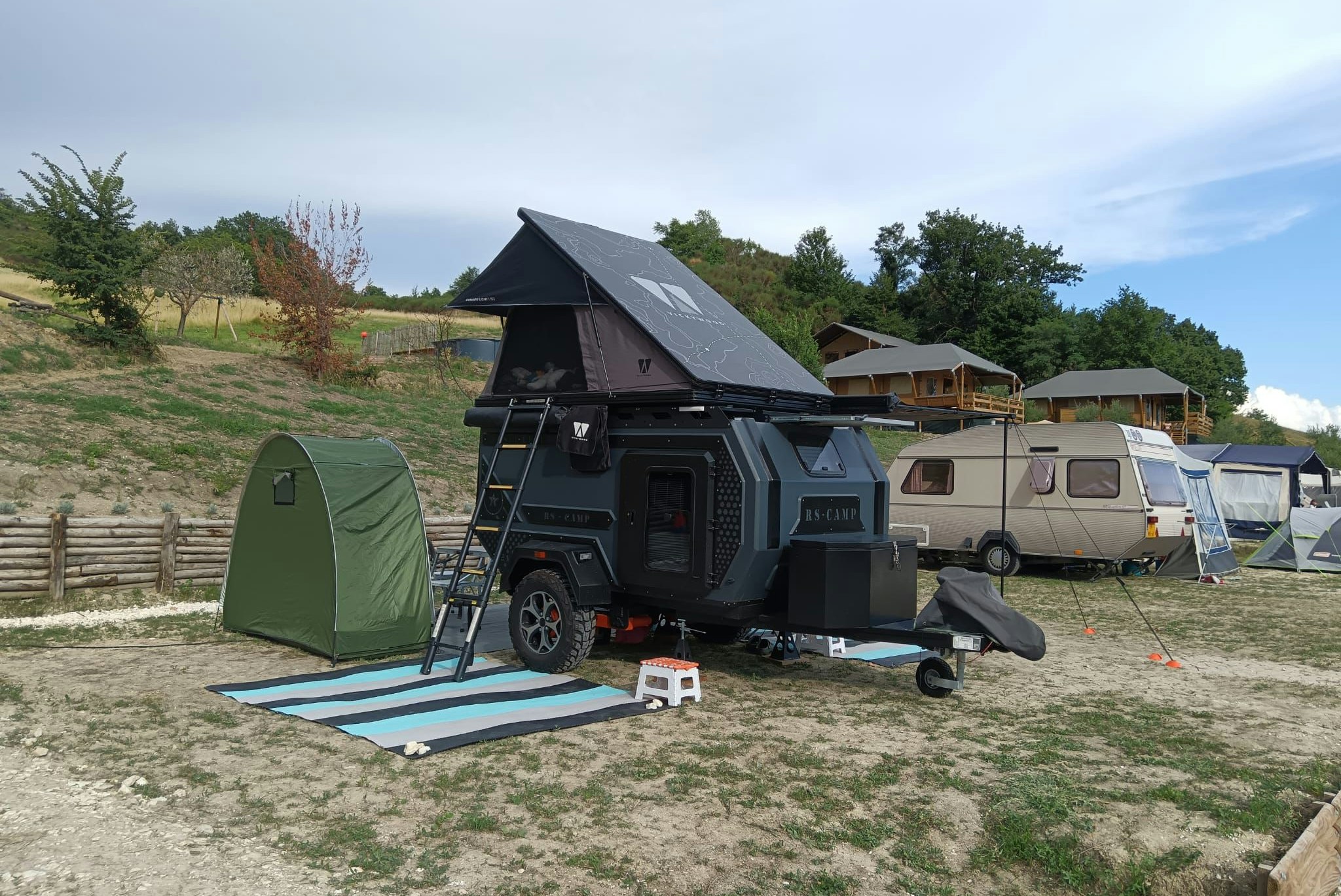 Agriturismo & Camping Vista San Vicino - Standplätze auf dem Campingplatz