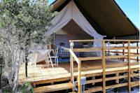 Agriturismo e Glamping Erbematte - Glamping-Zelt für zwei Personen mit Terrasse