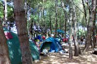 Agriturismo Malapezza - Schattige Zelt- und Stellplätze auf dem Campingplatz