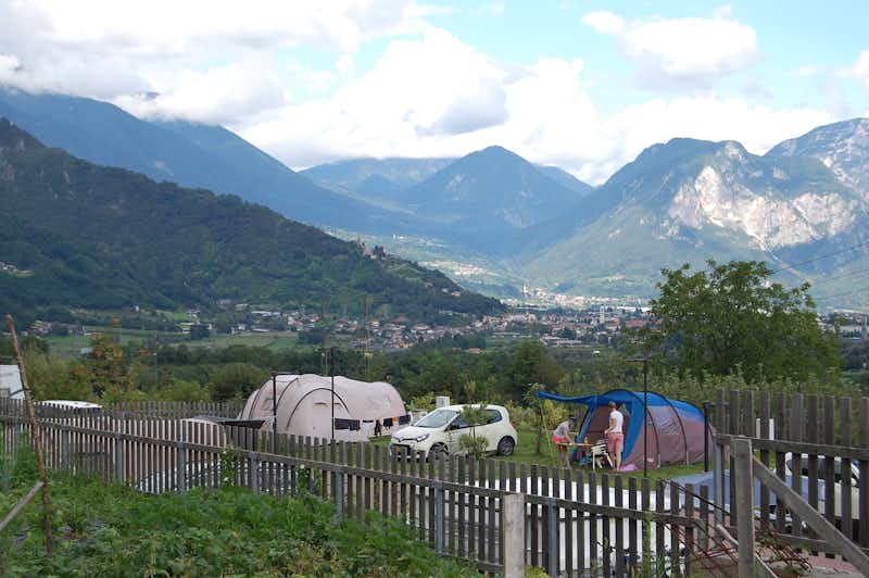 Agriturismo Montibeller - Wohnmobil- und  Wohnwagenstellplätze auf dem Campingplatz