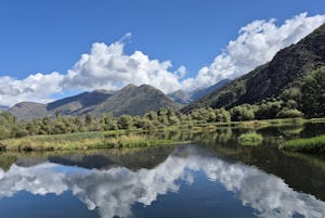 Aigüestortes Camping Resort - Blick auf den See am Campingplatz
