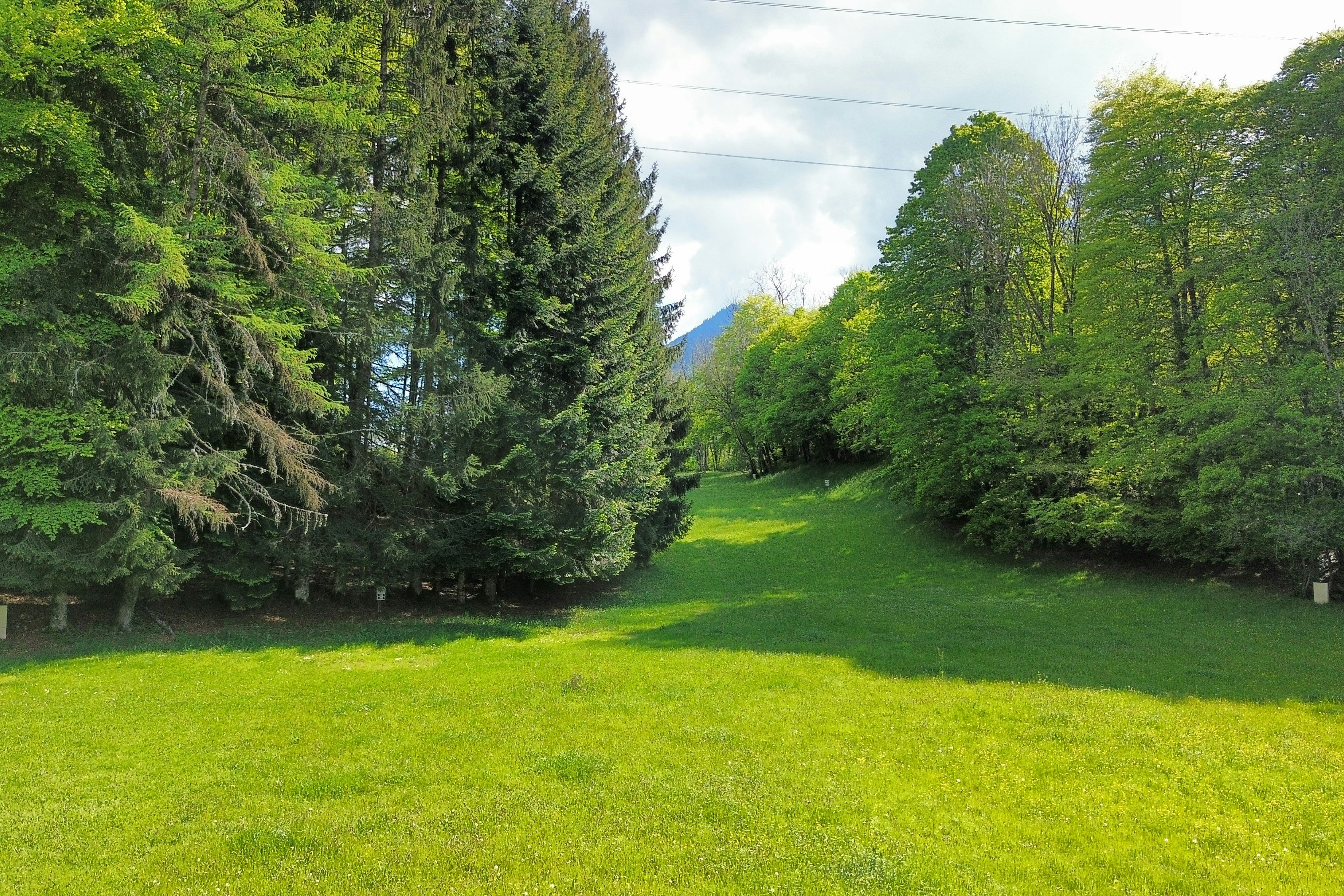 Aire Naturelle de Camping Val de Tamié - Standplatzwiese auf dem Campingplatz