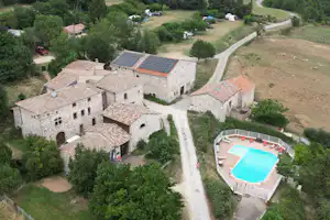 Camping Ferme de Simondon Aire Naturelle Simondon - Campingplatz aus der Vogelperspektive