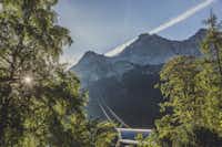 Aktiv & Familienresort Tiroler Zugspitze  - Gondel auf die Zugspitze in Nähe des Campingplatzes