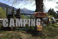 Aktiv-Sport-Erlebnis-Camp Pristavec - Eingangsschild des Campingplatzes