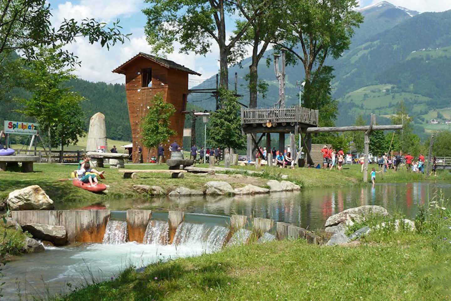 Aktiv-Sport-Erlebnis-Camp Pristavec - Kletterwald beim Campingplatz.