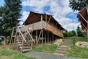 Alb-Camping Westerheim - Zeltlodge auf dem Campingplatz
