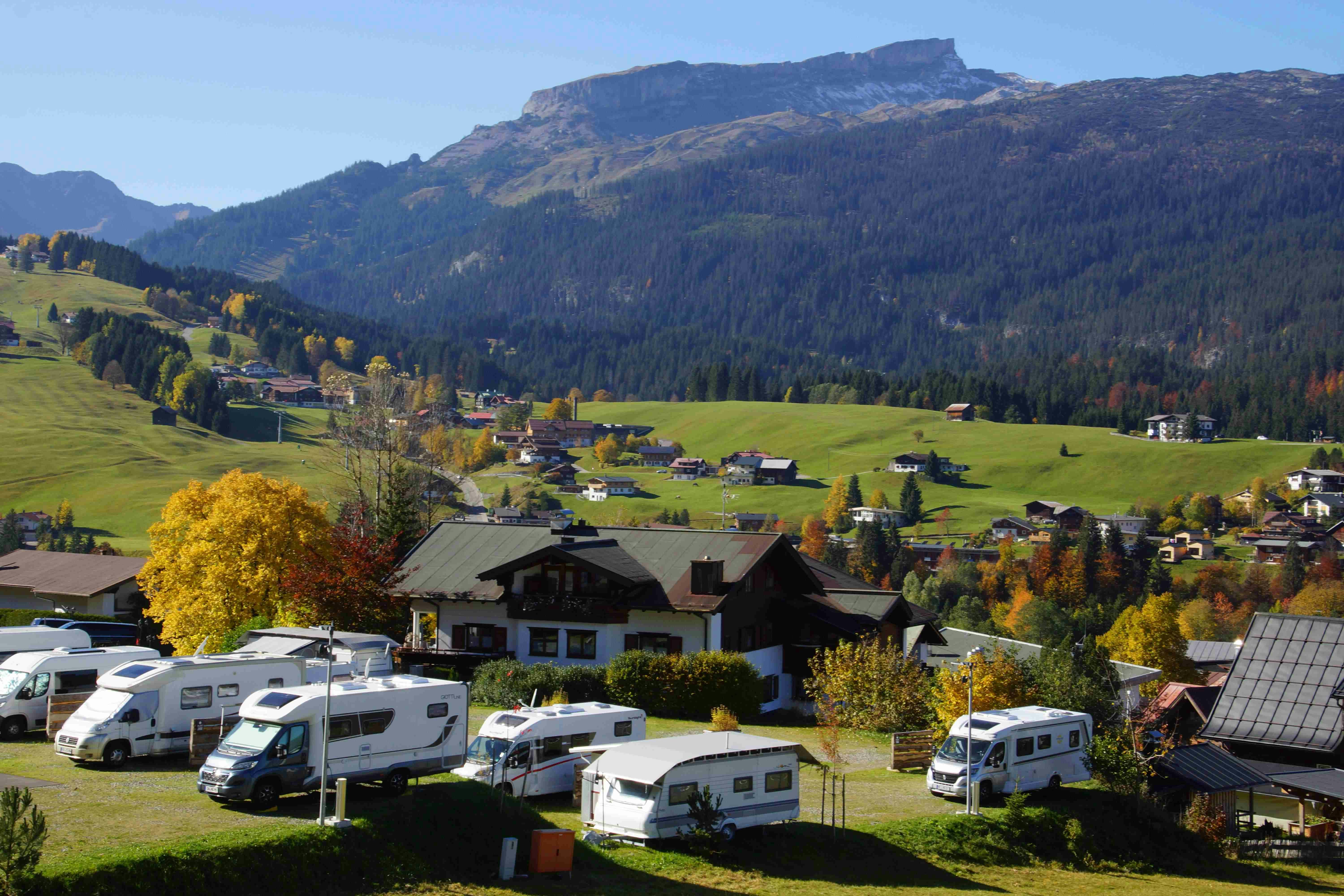 Alpencamping Haller - Standplätze auf dem Campingplatz