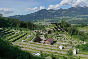 Alpencamping Nenzing - Campingplatz Luftaufnahme