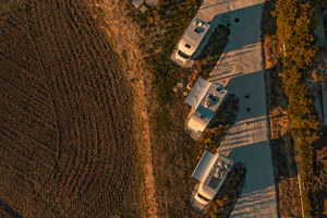 Amapolas Agricamping - Campingplatz aus der Vogelperspektive
