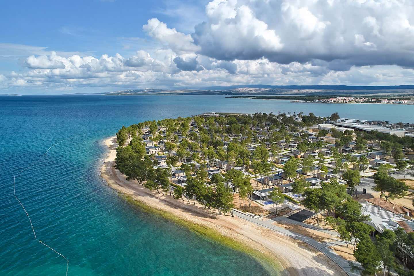 Aminess Avalona Camping Resort - Campingplatz aus der Vogelperspektive