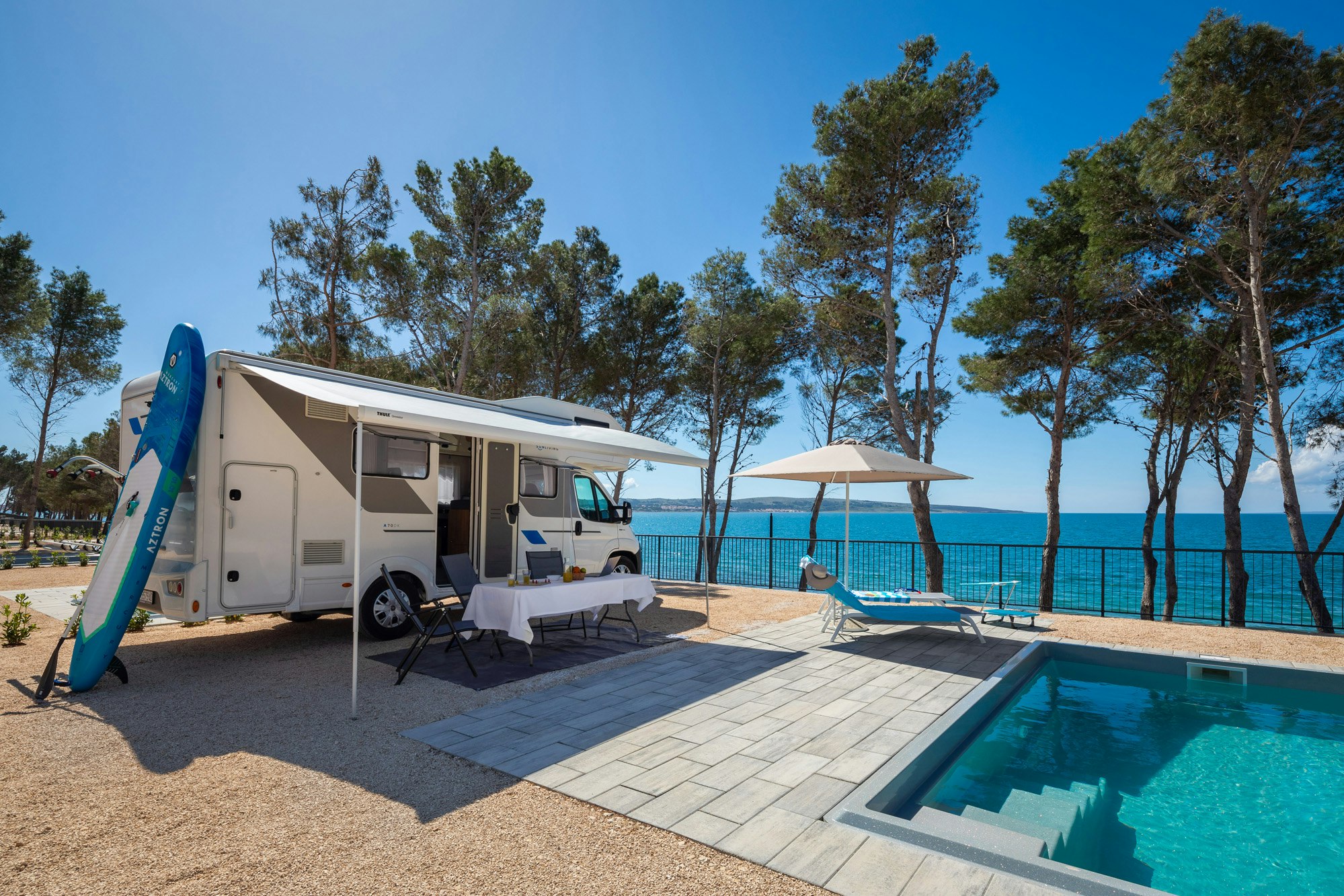 Aminess Avalona Camping Resort - Standplätze auf dem Campingplatz