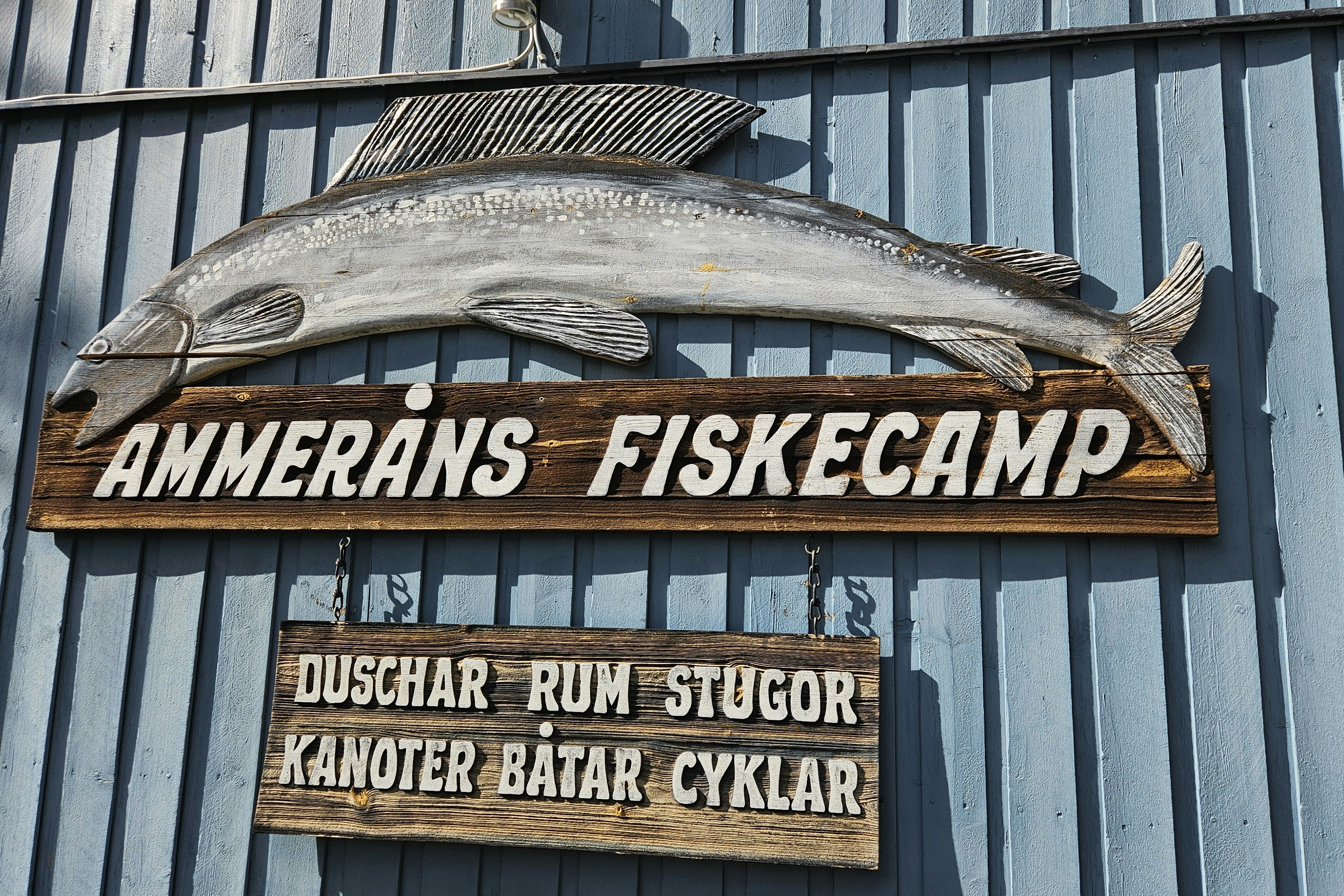 Ammeråns Fiskecamp AB Hammarstrand - Eingang des Campingplatzes