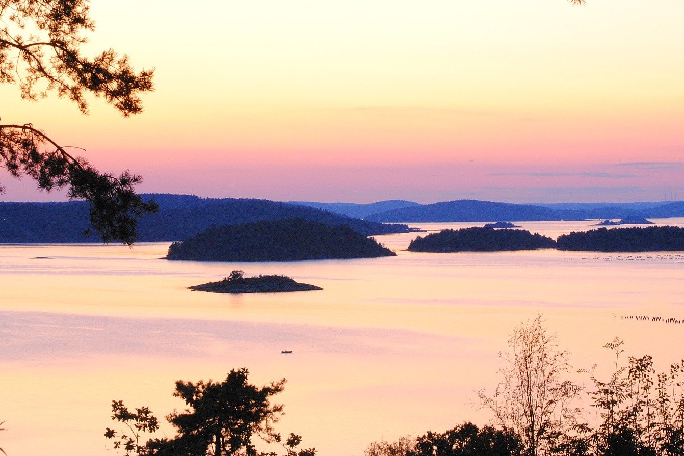 Anfasteröd Gårdsvik - Blick in die Umgebung des Campingplatzes bei Sonnenaufgang