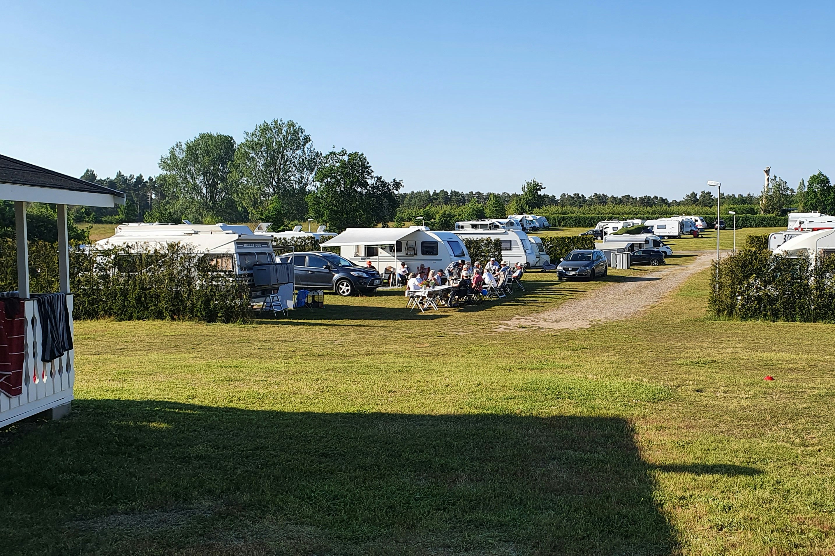 Ängdala Camping på Österlen  - Stellplätze auf dem Campingplatz