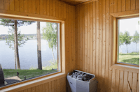 First Camp Ansia – Lycksele  Ansia Camping - Sauna auf dem Campingplatz