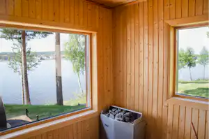 First Camp Ansia – Lycksele Ansia Camping - Sauna auf dem Campingplatz
