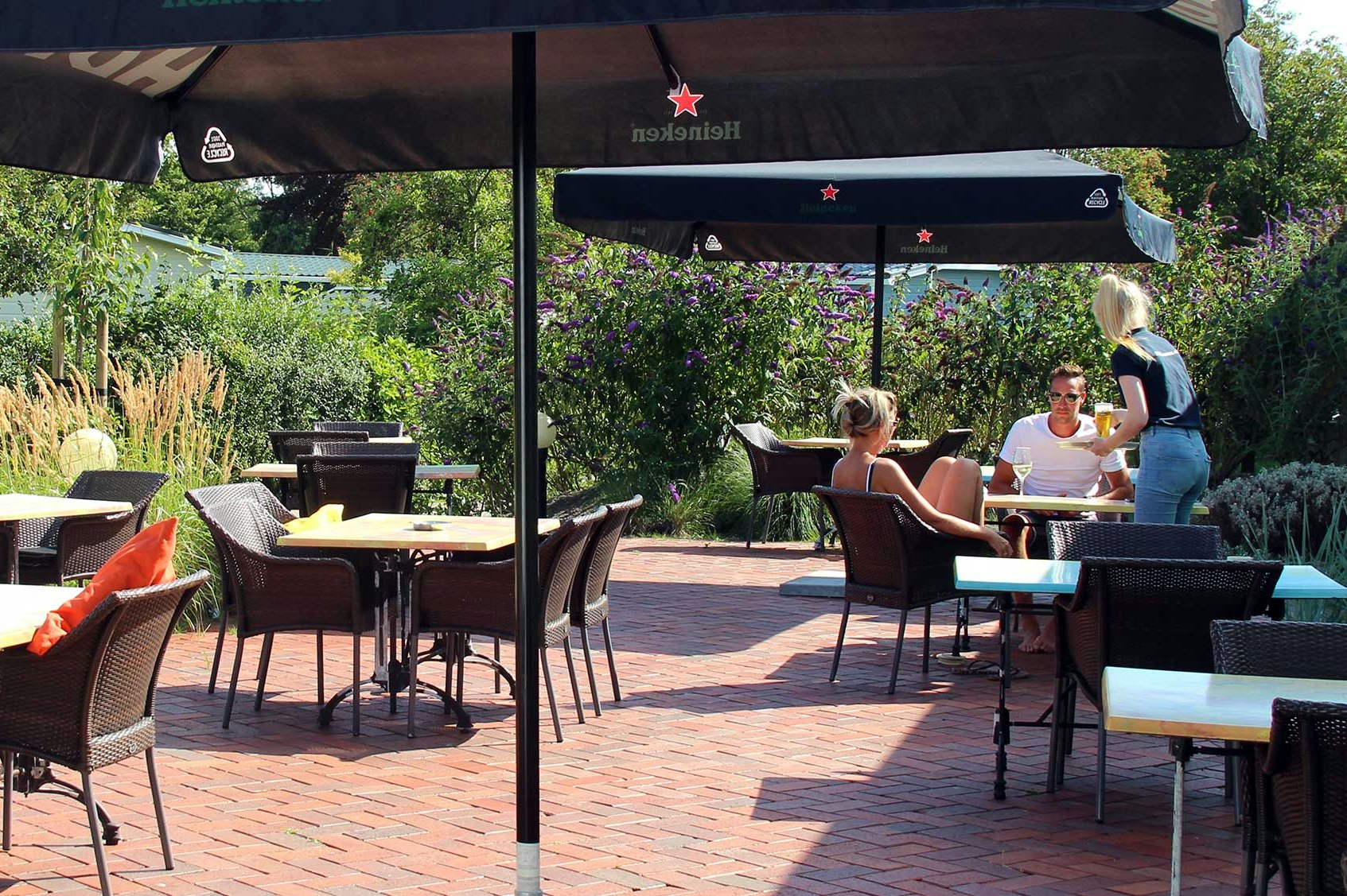Molecaten Park Wijde Blick  - Restaurant mit Terrasse auf dem Campingplatz