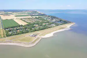 Ardoer Comfortcamping Scheldeoord - Campingplatz aus der Vogelperspektive