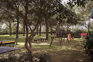 Area Sosta La Pampa - Kinderspielplatz auf dem Campingplatz