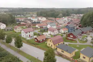 Astrid Lindgrens Värld Camping - Luftaufnahme des Campingplatzes