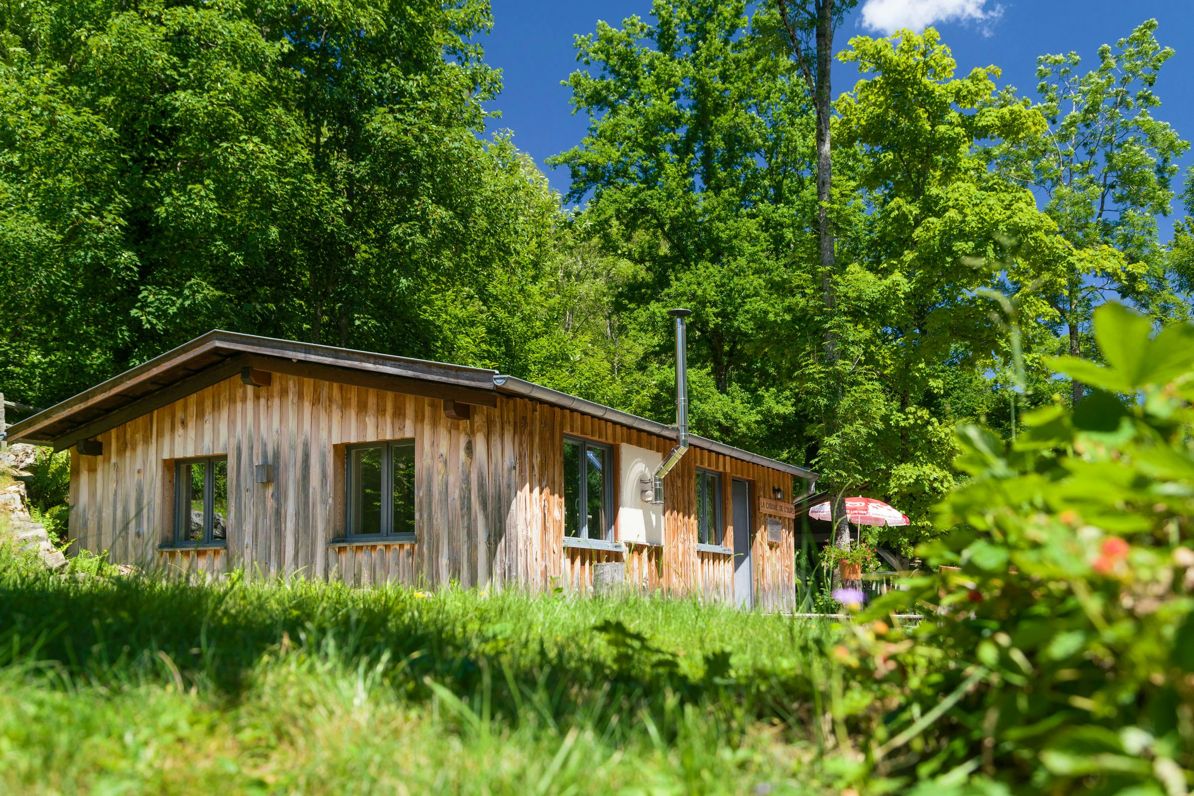 Auberge et Chalets de la Wormsa - Gebäude auf dem Campingplatz