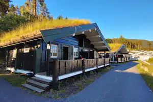 Aurdal Fjordcamping og Hytter - Mietunterkünfte mit Terassen
