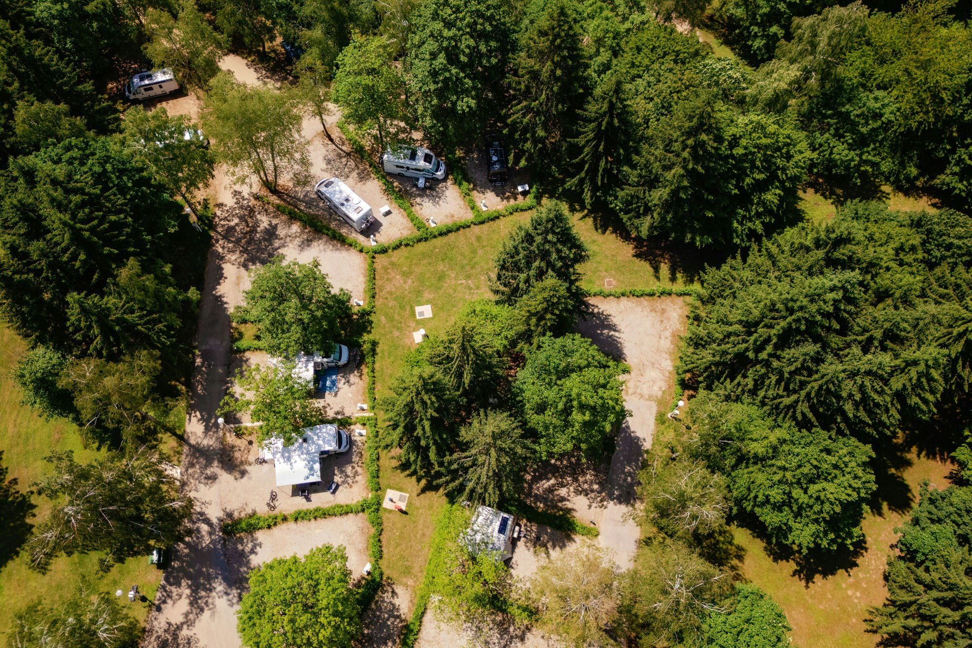 Autocamp Korana  - Campingplatz aus der Vogelperspektive