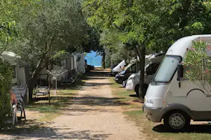 Autocamp Moče - Standplätze auf dem Campingplatz