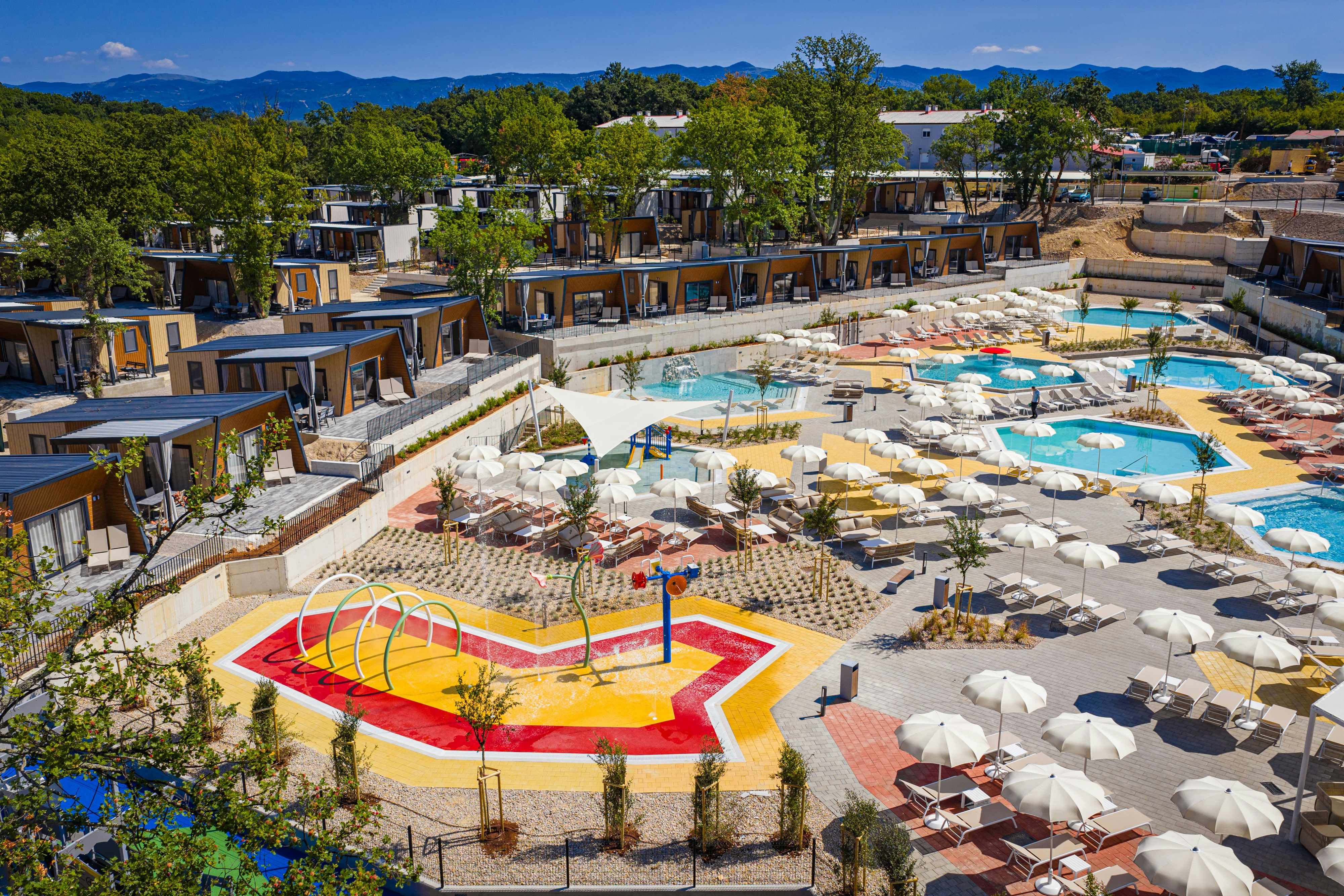 Aminess Style Camping Atea Resort  - Wasserspielplatz für Kinder auf dem Campingplatz