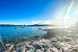 Autocamp Peškera - Der Strand auf dem Campingplatz