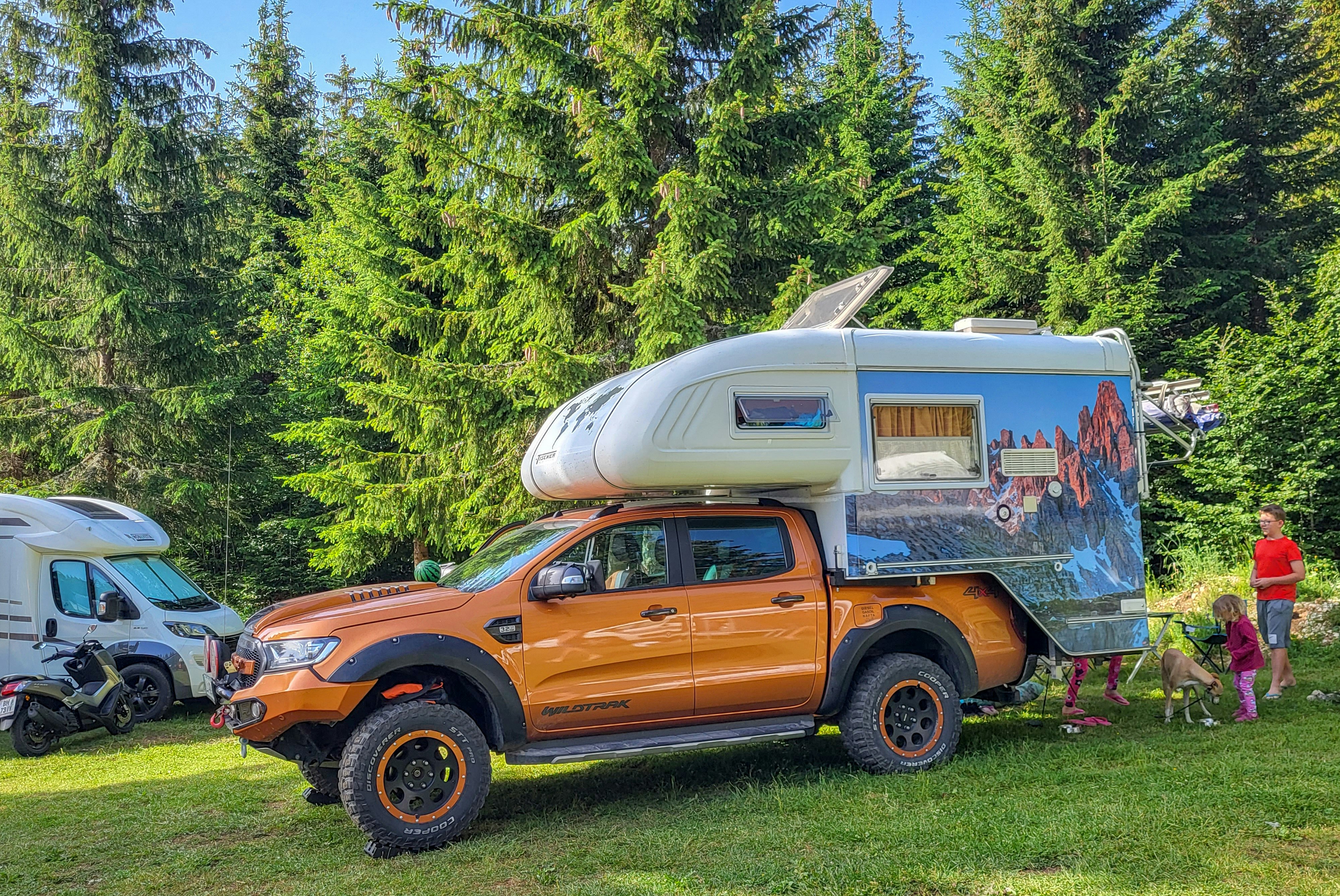 Autocamp Razvršje - Standplätze im Grünen auf dem Campingplatz