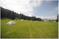 Autocamping Bystrina - Zeltwiese auf dem Campingplatz