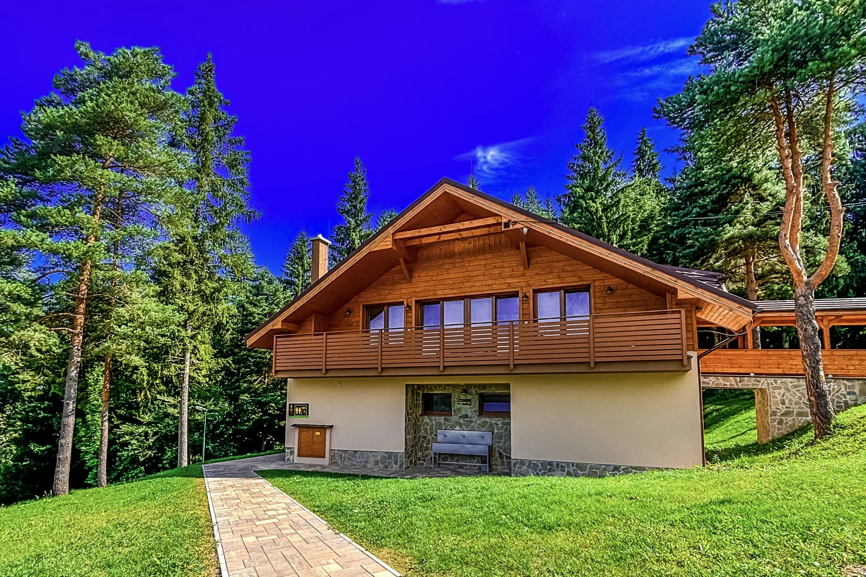 Kemping Bystrina  Autocamping Bystrina - Servicegebäude auf dem Campingplatz