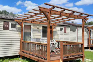 Autocamping Jadran - Novotny - Mobilheim mit Terrasse
