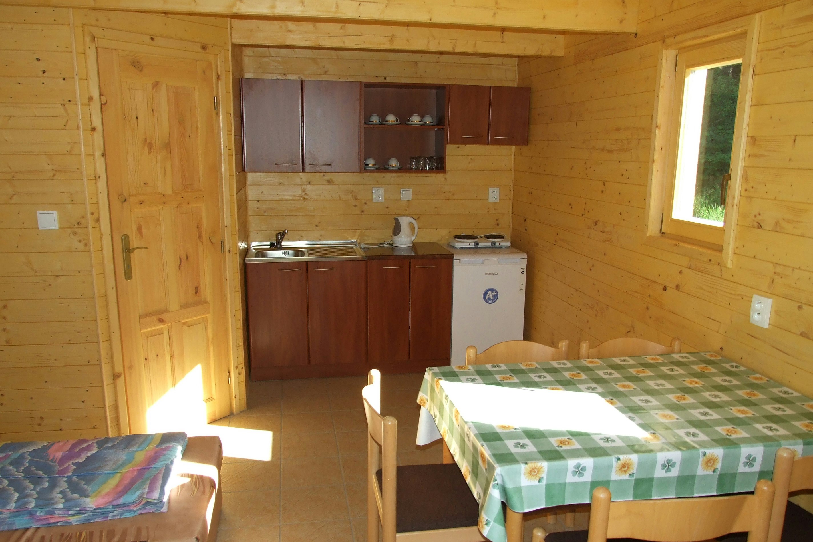 Autocamping Příhrazy - Innenansicht des  Mobilheim 