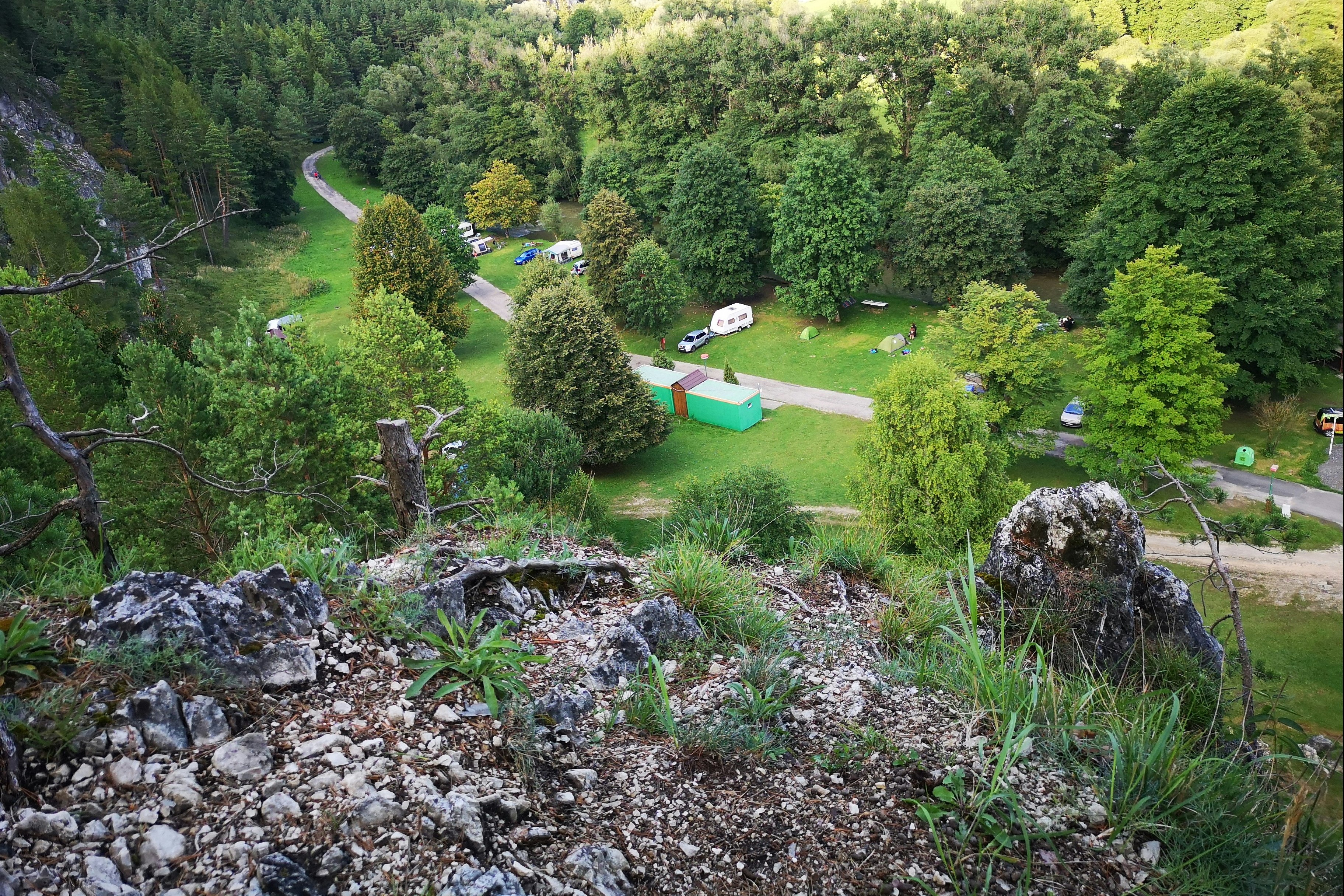 Autocamping Slnečné Skaly - Campingplatz Luftaufnahme