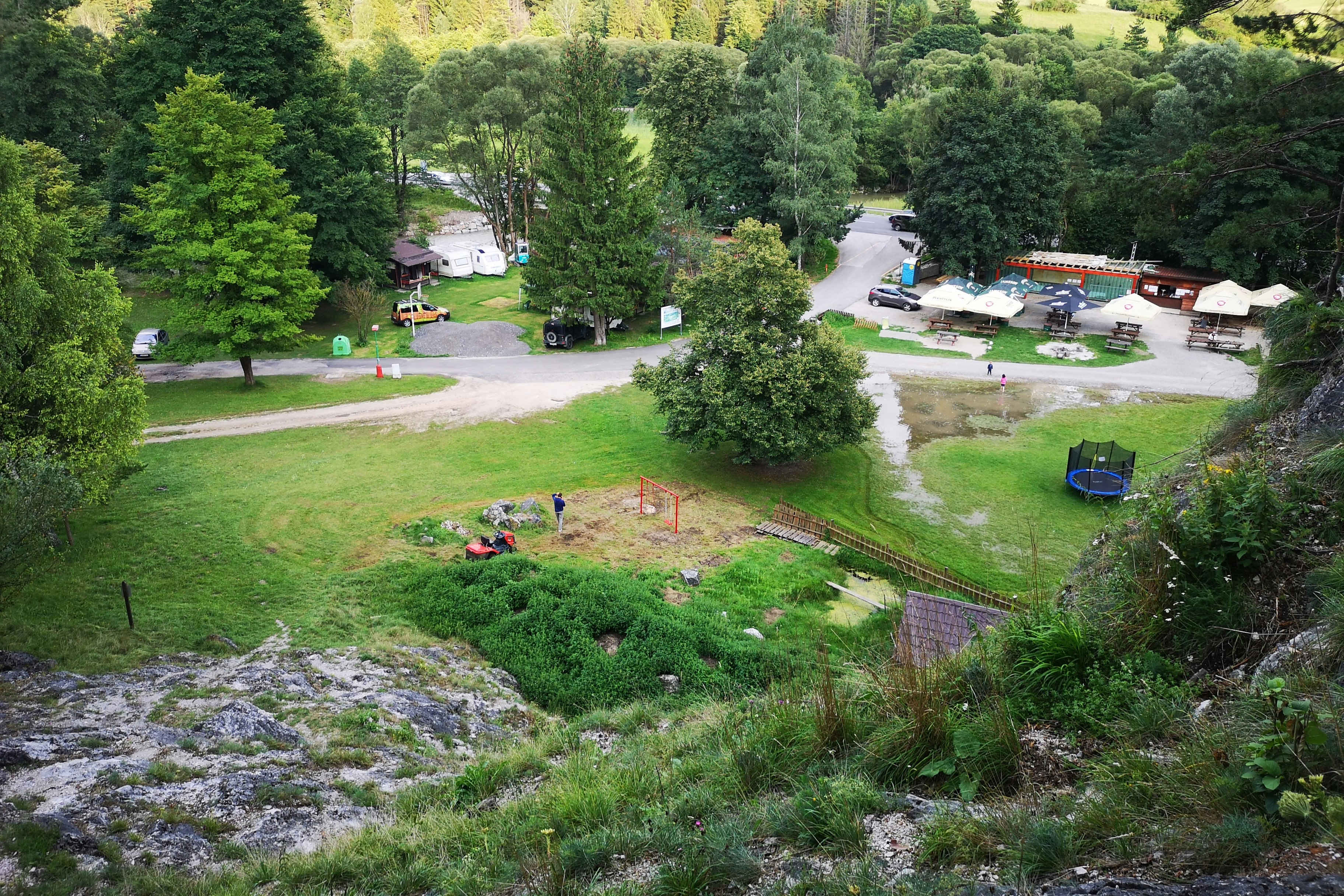Autocamping Slnečné Skaly - Campingplatz Luftaufnahme