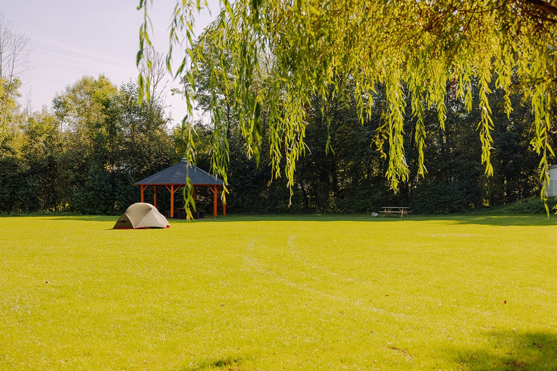 AZUR Campingpark Altmühltal - Zeltwiese auf dem Campingplatz