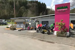 Campingpark Kirchzell - Einfahrt vom Campingplatz