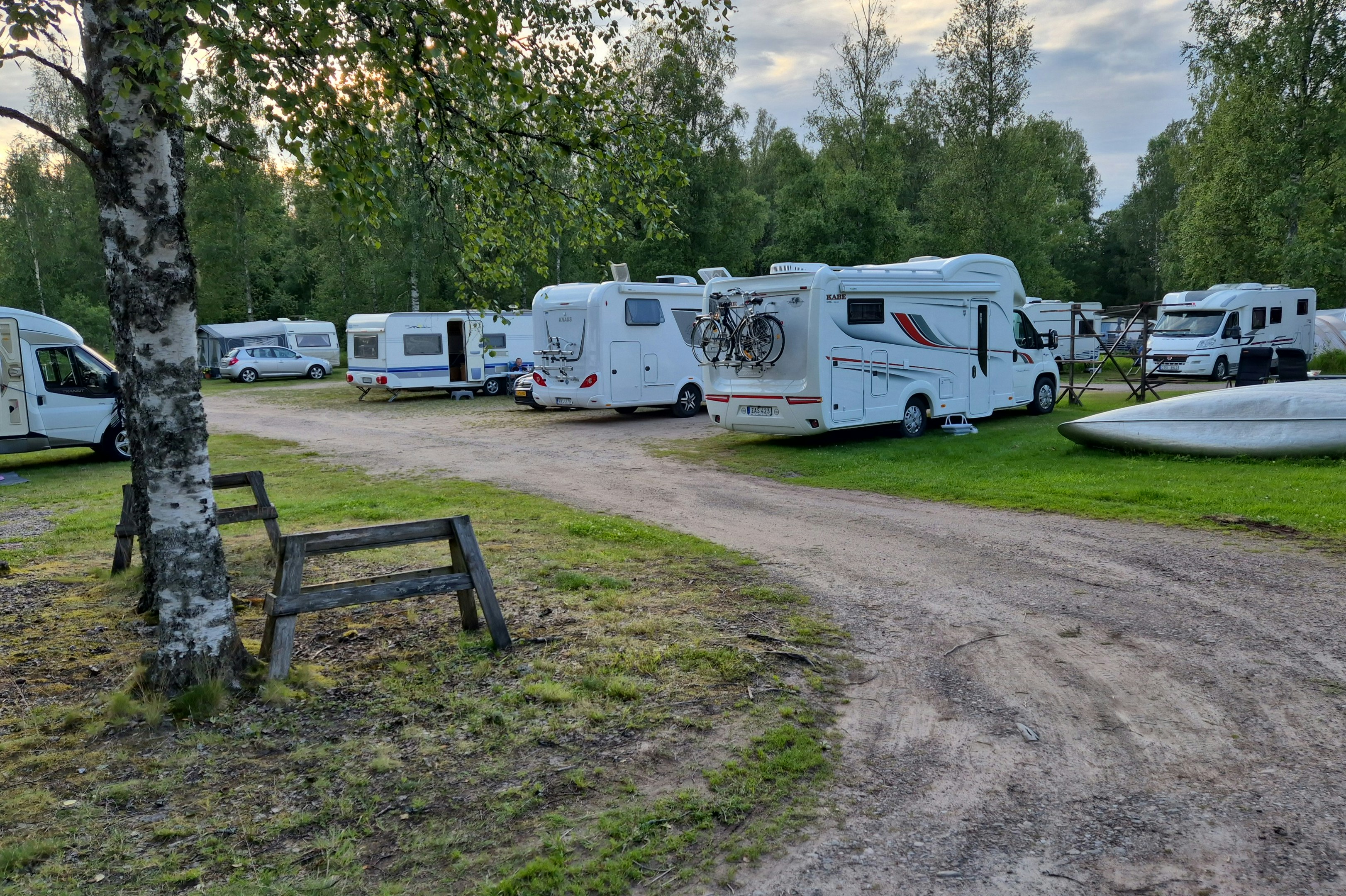 Badsta Camping - Wohnmobilstandplätze auf dem Campingplatz