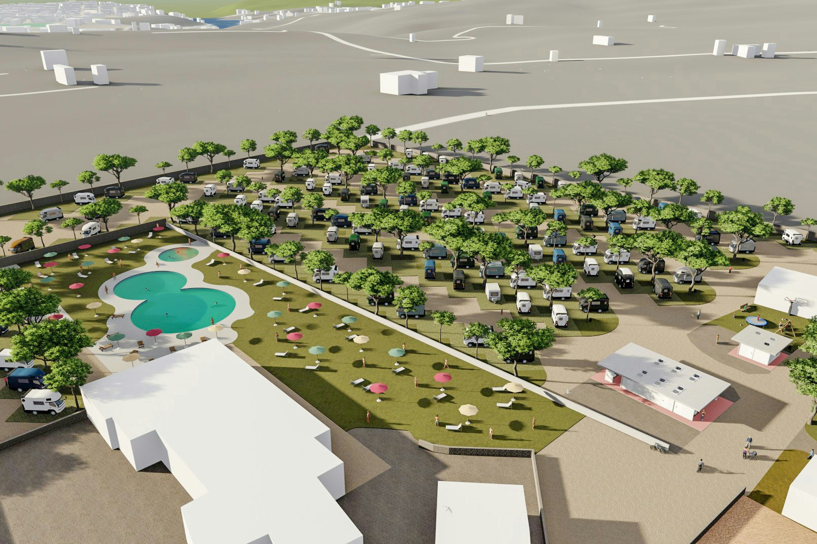 Baia Holiday La Gallura  - Luftaufnahme des Campingplatzes (temporary, delete as soon as new pics are available)